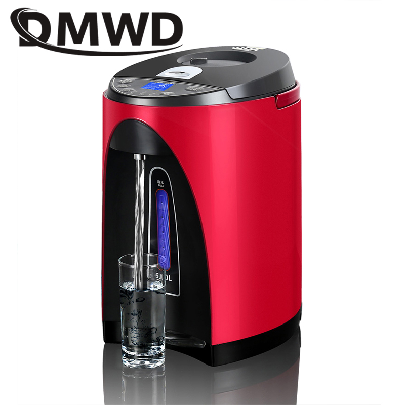 Thermal Insulation Electric Kettle Pump Bottle Pot Instant Constant Temperature Water Heating Dispenser Teapot 5L Boiler EU